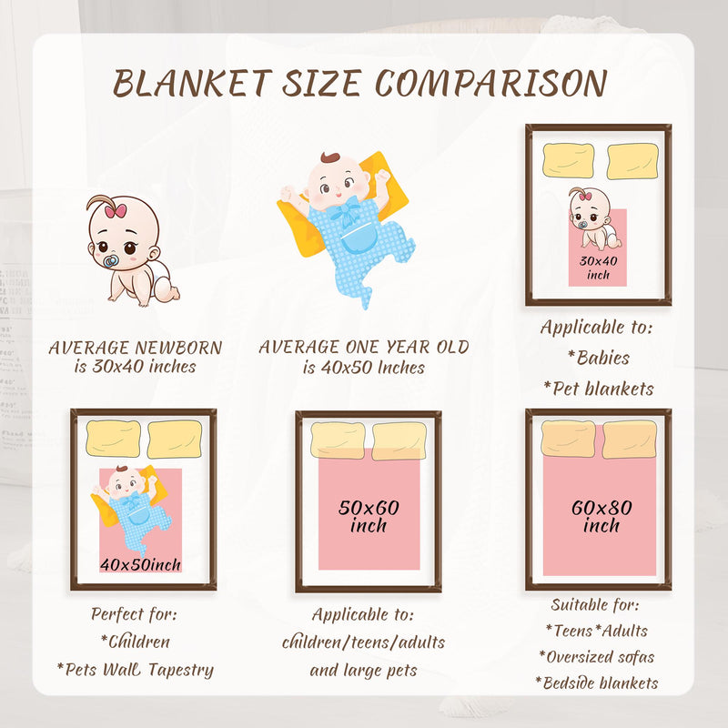 Personalized Blanket Size Guide